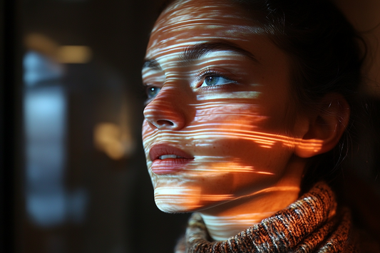 Lights on Face