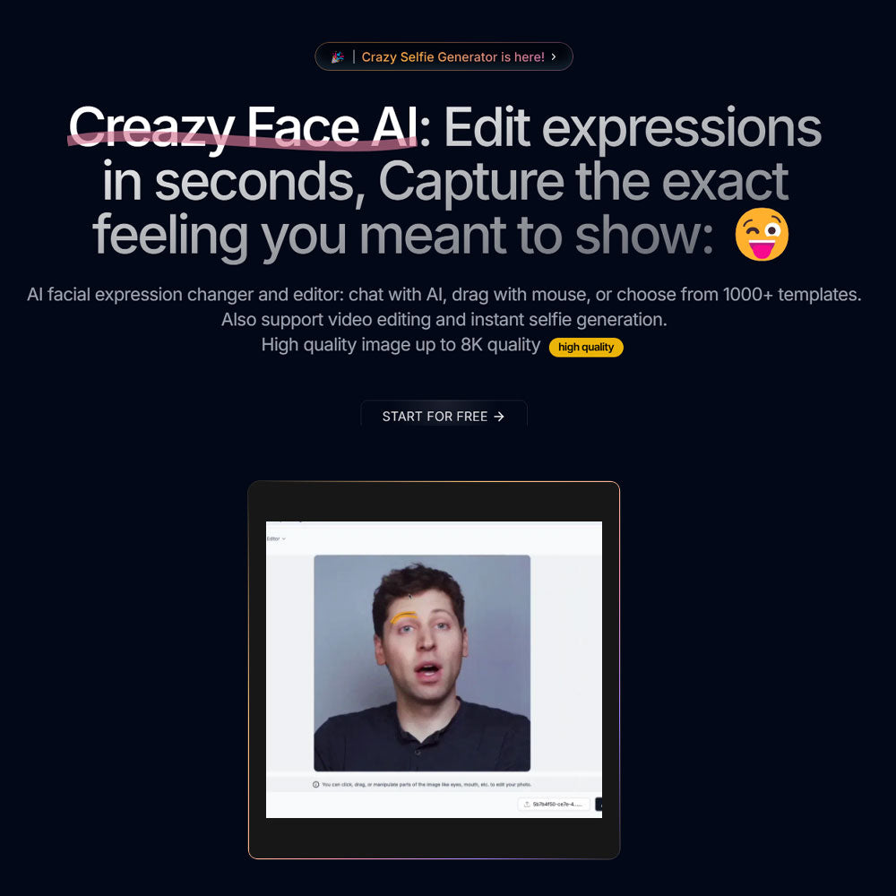 Crazy Face AI